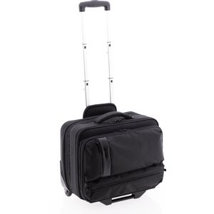 Vogart Clyde Pilotenkoffer / Laptoptrolley - 15 inch - Zwart