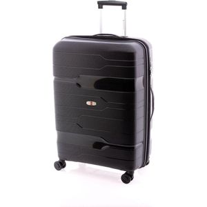 Gladiator 3800 4 wielen Trolley 77 cm met uitbreidingsplooi  zwart