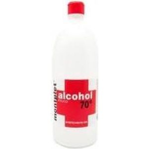 1 LITER Alcohol 70% Desinfectie van je werkplek, school, thuis met Alcohol 70