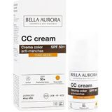 Bella Aurora - Anti Donkere Vlekken Crème Cc Cream Bella Aurora Medium huidskleur SPF 50 - 30 ml