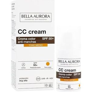 Bella Aurora - Anti Donkere Vlekken Crème Cc Cream Bella Aurora Medium huidskleur SPF 50 - 30 ml