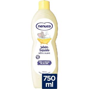Nenuco vloeibaar zeep/Shampoo baby- Aloe Vera - Jabón Liquido - Ultra Suave/ 750ml - 1 stuk
