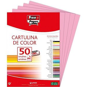 Fixo Paper 11110353-50 stuks, papier, A4, roze, 180 g