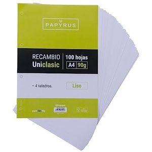 Unipapel A4, glad, 100 vellen à 90 g, 4 boren, FSC-gecertificeerd papier, wit