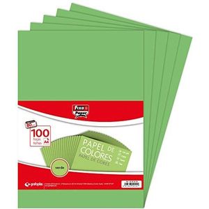 Fixo Paper 65009220 - verpakking met 100 vellen, 80 g, papier, groen, A4