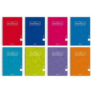 Unipapel Papyrus 03-Uniclasic, papier, 90 g, 80 vellen, verschillende kleuren, 5 stuks