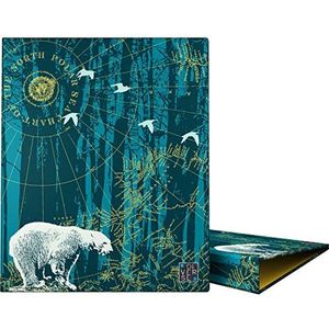 Grafoplás 88142650 - ringmap, A4, 4 gemengde ringen, 25 mm, collectie Diverse, North Polar, FSC-gecertificeerd