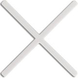 Rubi - Tegelvoegkruisjes - 1mm - 300 Stuks - Kwaliteitsmateriaal