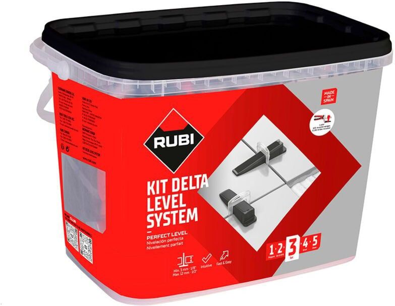 Rubi - Delta Levelling Starterkit - 100 Clips + 100 Keggen - Voor Tegels