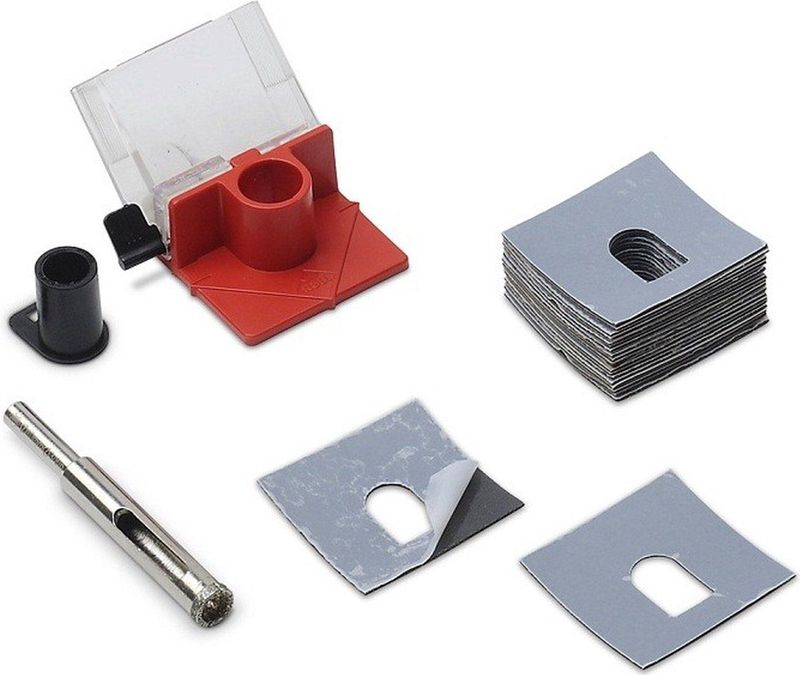 Rubi - Easy Gres - Tegelboor Kit - 8 mm - Inclusief Boorgeleider en Waterbakje