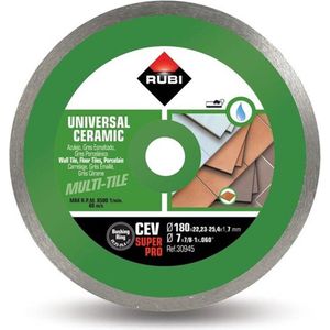 Rubi - CEV 180 Superpro - Zaagblad - Doorlopende Kroon - Keramische Tegels