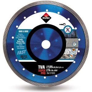 Rubi - TVA Superpro - Zaagblad - 125mm - Diamant