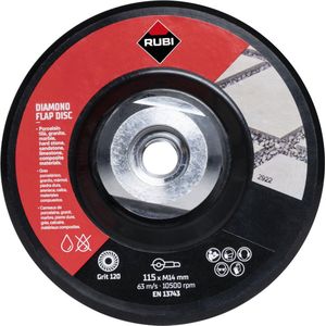 Rubi Flap Disc 115 mm Korrel 100/120