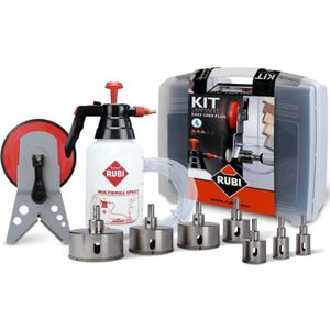 Rubi 50937 9-delige EasyGres Diamantborenset Voor Nat Boren Incl. Accessoires