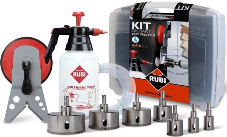 Rubi - Easygres Plus - Diamantboren Set - 50937 - Voor Tegels