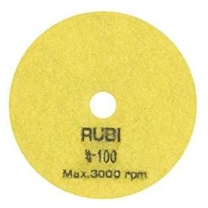 Rubi - Diamantschijf voor het polijsten droog Ø 100 mm - korrel #100 (62971)