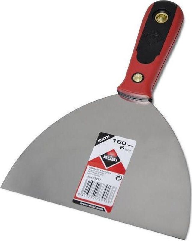 Rubi - 73913 - Spatel - 150 Mm - Roestvrijstaal - RUBIFLEX Handgreep