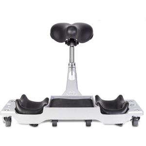 Rubi - SR1 - Ergonomische Tegelstoel - Zwart - Aluminium