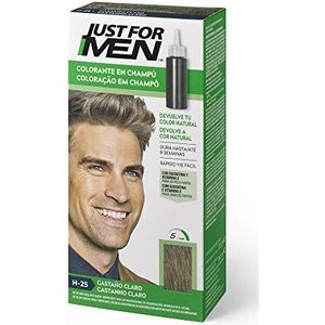 Kleurshampoo Just For Men Lichtbruin (30 ml)