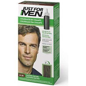 Just for Men - Donkerbruin - Haarverf Gel - 30 ml - Langdurige Kleuring