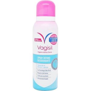 Vagisil Intieme deodorant voor dames, spray voor dagelijks gebruik, alcoholvrij, 24 uur geurbescherming, 125 ml
