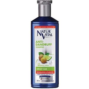 Natural Vital Dandruff Shampoo met olieachtige oliën, 300 ml