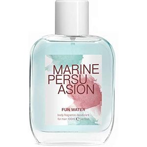 Fun Water - Marine Persuasion deospray voor heren, 100 ml, verpakking van 2 stuks (2 x 100 ml)