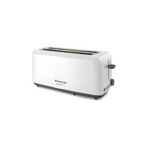 Taurus Mytoast Broodrooster, 3 Duplo-tosters, 1450 W, drie functies, led-verlichting, 0 decibel, 2 extra lange sleuven, kunststof, wit