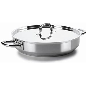 PAELLA PAN MET DEKSEL D.40 CM CHEF-LUXE