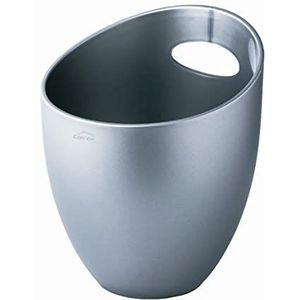 Lacor - 61331 - ARTIC koeler, ABS-kunststof, ideaal voor koelen, wijnkoelen, metallic afwerking, 3,5 liter, Ø 20 x 25 cm, grijs