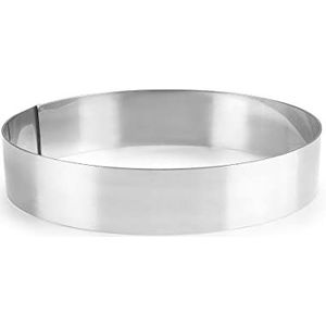 RONDE RINGVORM 10x4,5 CM. - 18/10