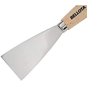 Bellota 5893-100 spatel, roestvrij staal, houten handvat, 100 mm