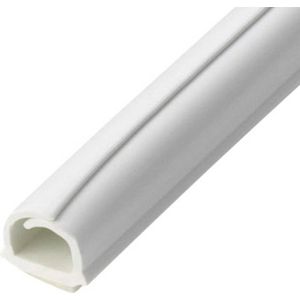 Inofix cablefix Zelfklevende flexibele kabelgoot, 8 x 7 mm, 1 m lang; set van 4 (wit)