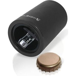 Vin Bouquet FID 018 Automatische flesopener, blikopener, zwart, 8 x 21,5 x 5,6 cm