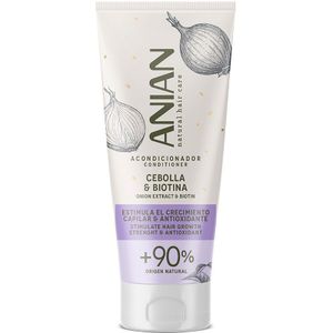 ANIAN - Uien- en biotine conditioner, 250 ml, voor breekbaar haar, stimuleert de haargroei, antioxidant, hydrateert en voorkomt haarbreuk, sterker haar, ruikt niet naar uien