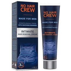 NO HAIR CREW – Premium Ontharingscreme Intieme delen – ontharing Mannen – 100 ml