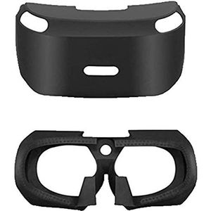 Vervanging Zachte Siliconen Rubber VR Headset Anti-Slip Cover Beschermhoes 3D Oogschild voor Playstation 4 PS4 VR PSVR Virtual Reality Bril Controller