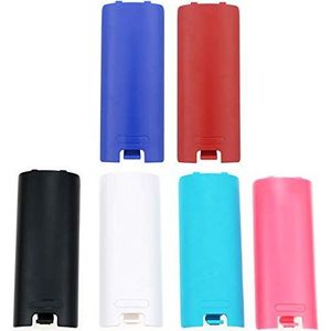 Kleurrijke Game Controller Batterij Case Achterdeur Cover Case voor Nintendo Wii Replaceme, Wit, Aangepast