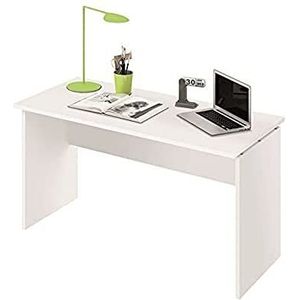 LIQUIDATODO ® - Moderne en goedkope bureautafel 120 cm in hoogglans wit