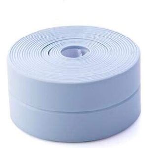 POWERTOOL Caulk Strip, 2pack Zelfklevend Waterdicht/Kauwgom Preventie Tape voor Badkamer/Keuken/Toilet/Wandhoek 3.2m*2.2cm Blauw