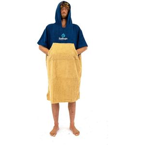 Surflogic - Logo Poncho - Navy & Beige - Katoen