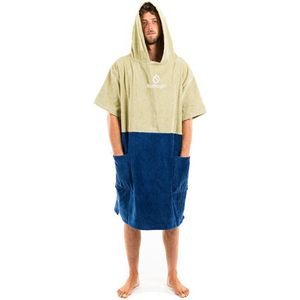 Surflogic - Poncho - Groen - Volwassen maat - 100% Premium Katoen - 75 x 110 cm