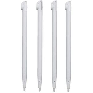 GGZone 4 Stks Plastic Stylus Pen Game Console Screen Touch Pen Vervanging voor Nintendo 2DS Tactil Game Console Accessoires (4 stks Wit)