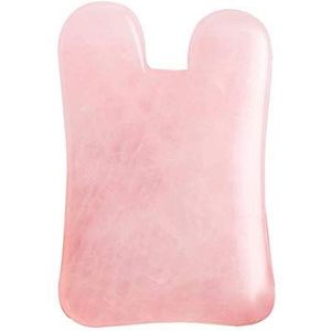 Rozenkwarts Jade Roller Echte Jade Gua Sha Board Paddestoel Massager Gezichts Lifting Tool Facial Guasha Massage Tool (Concave)