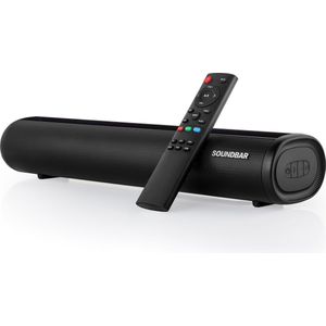 TV Soundbar met ingebouwde Subwoofer Surround Sound, Wireless 5.0 Bluetooth Device Streaming, GROTE afstandsbediening