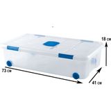 Opbergbox - Transparant - Kunststof - 30L