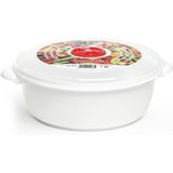 PlasticForte - Opwarm Bak - Wit - Kunststof - Inhoud 2 Liter