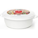 PlasticForte - Opwarm Bak - Wit - Kunststof - Inhoud 2 Liter