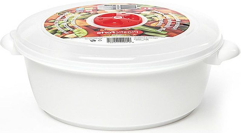 PlasticForte - Opwarm Bak - Wit - Kunststof - Inhoud 2 Liter