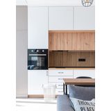 Plasticforte Afvalemmer - transparant - 21 liter - vuilnisemmer met deksel - prullenbak - 35x42,5 cm